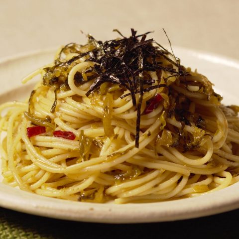 からし明太子高菜ペペロンチーノ